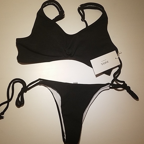 Zaful Other - NWT Black Zaful Mini Knot Bikini